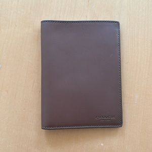 Coach Passport holder